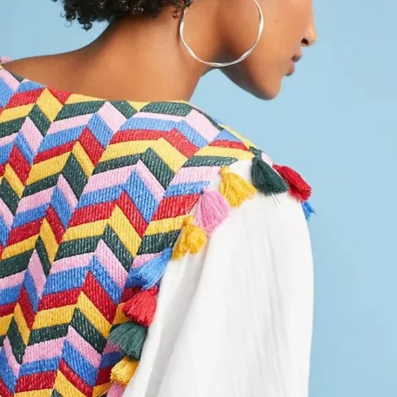 WHIT TWO Bette Flutter-Sleeve Dress XS - Picture 5 of 10